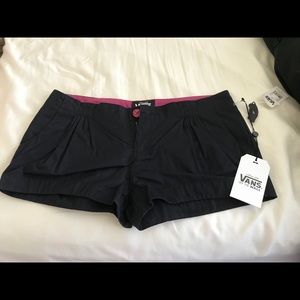 Vans shorts size 9 NWT